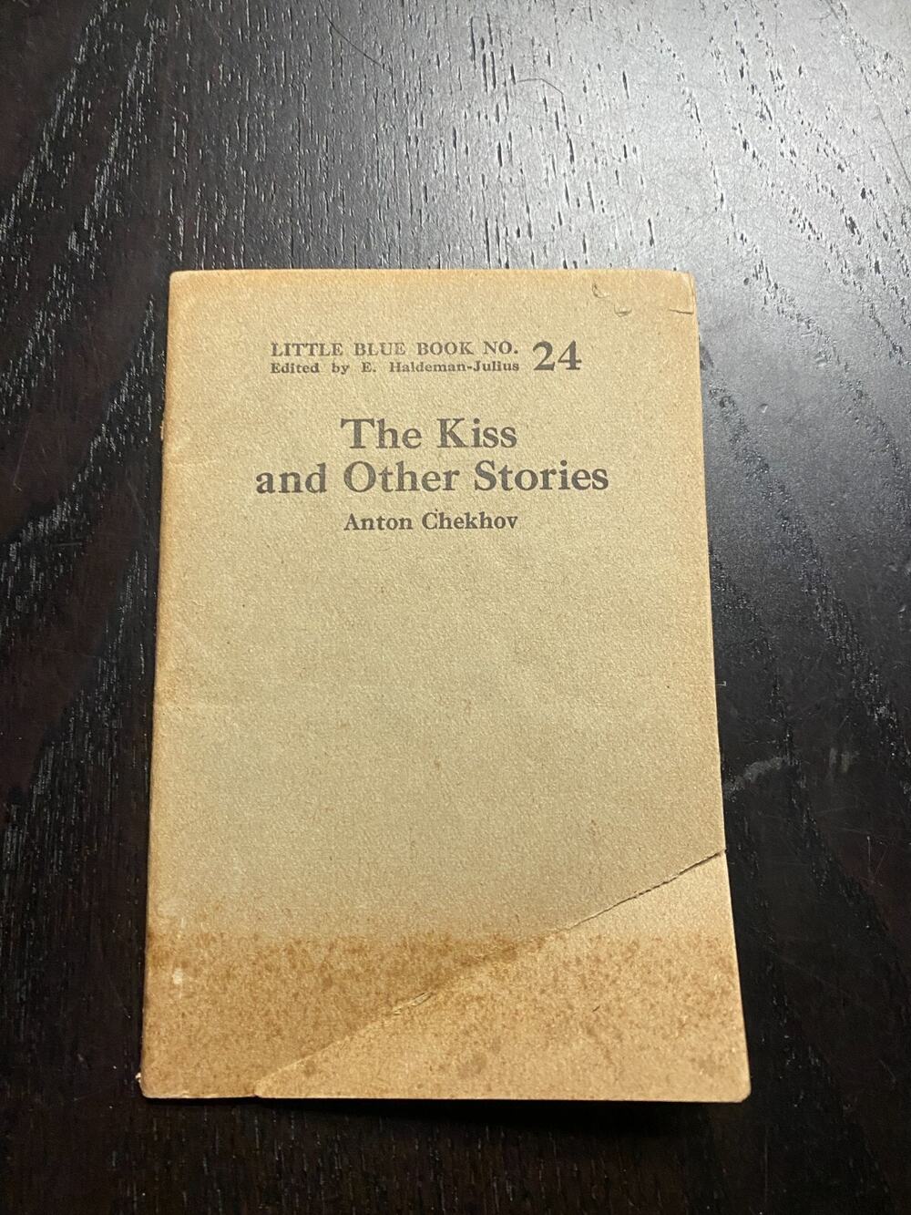 Little Blue Book No. 24 The Kiss and Other Stories Anton Chekhov Vintage